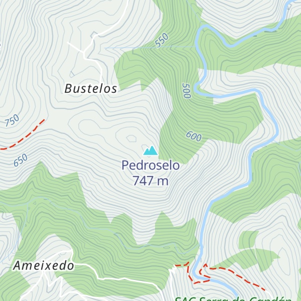 Map of Pedroselo