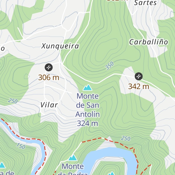 Map of Monte de San Antolín