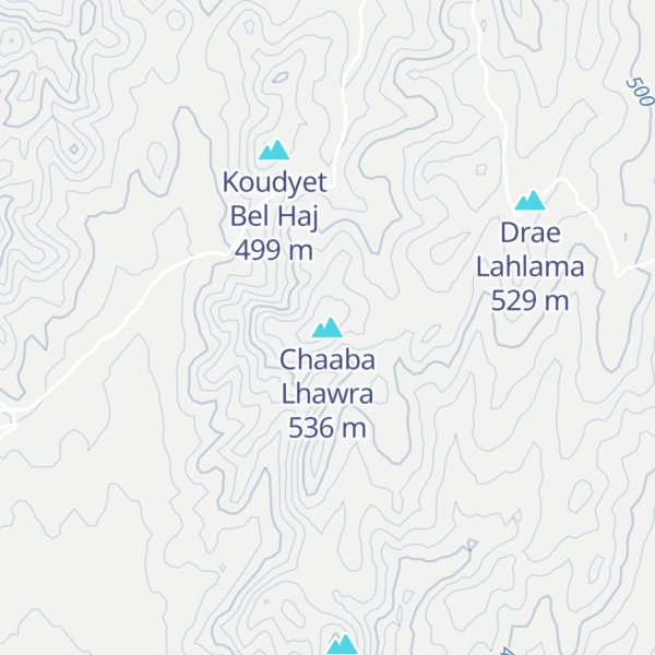 Map of Chaaba Lhawra