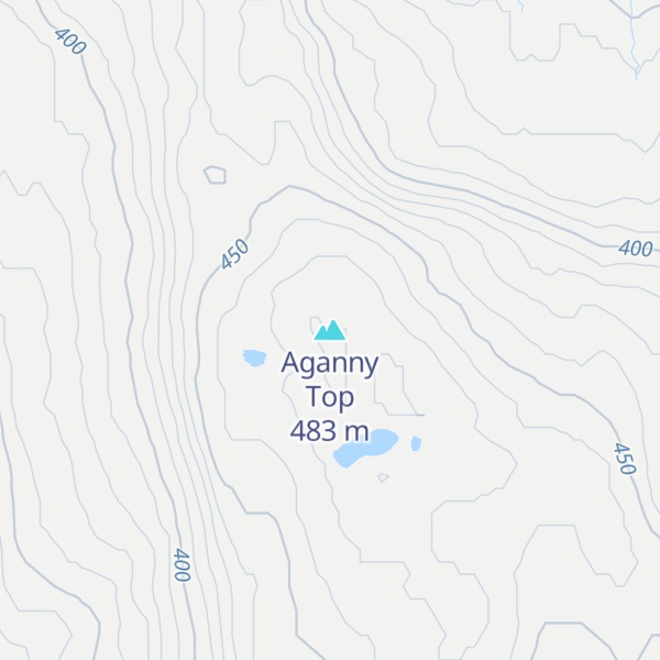 Map of Aganny Top