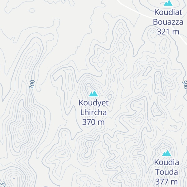 Map of Koudyet Lhircha