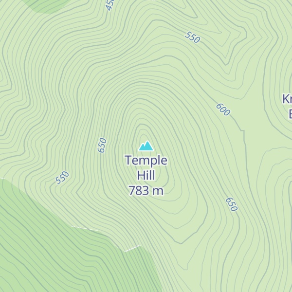 Map of Temple Hill