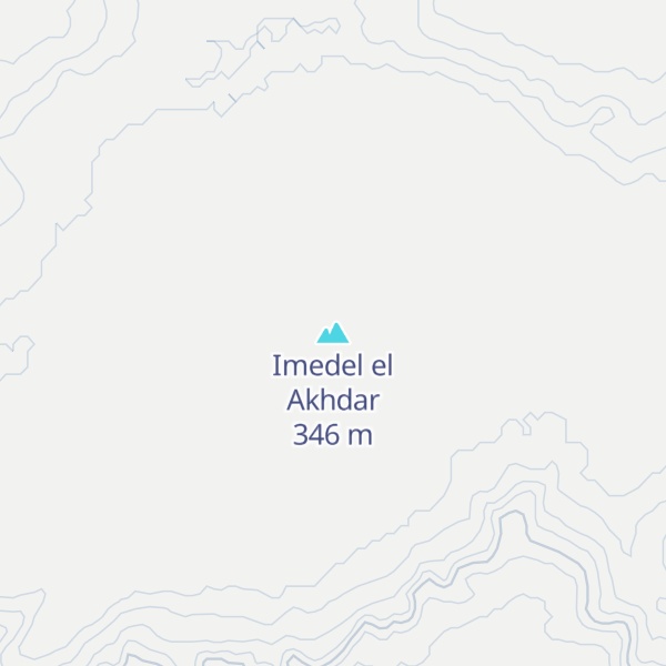 Map of Imedel el Akhdar