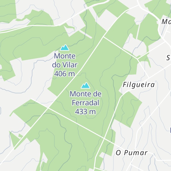 Map of Monte de Ferradal