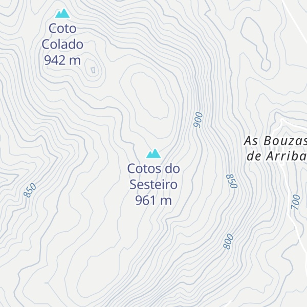 Map of Cotos do Sesteiro