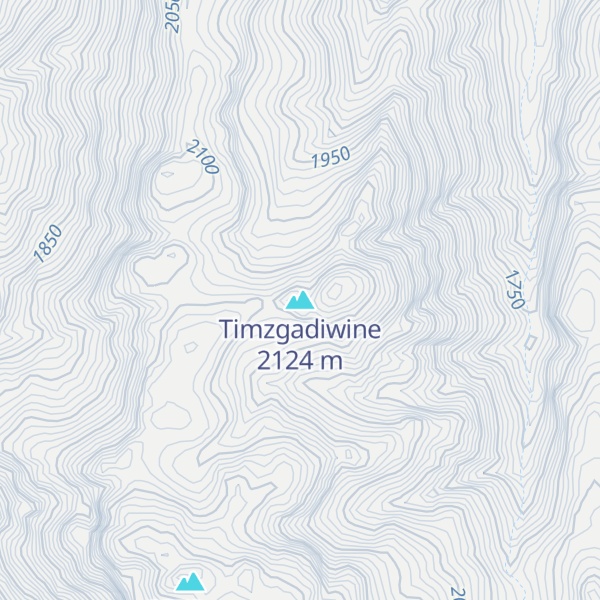 Map of Timzgadiwine