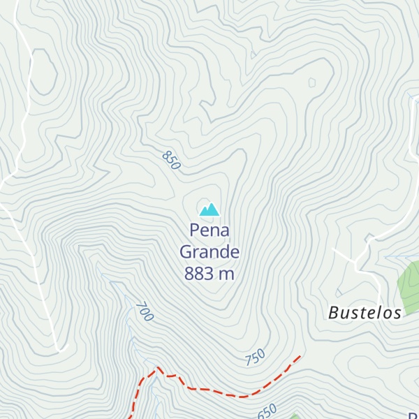 Map of Pena Grande