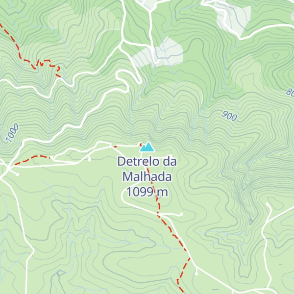 Map of Detrelo da Malhada