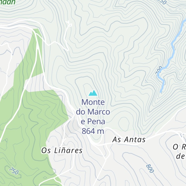 Map of Monte do Marco e Pena