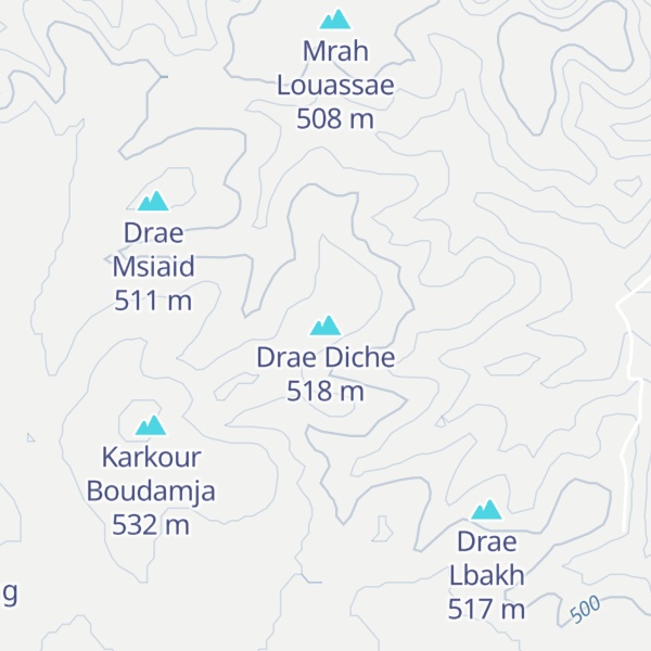 Map of Drae Diche