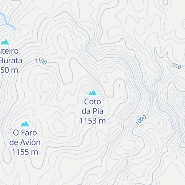 Map of Coto da Pía