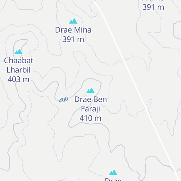 Map of Drae Ben Faraji