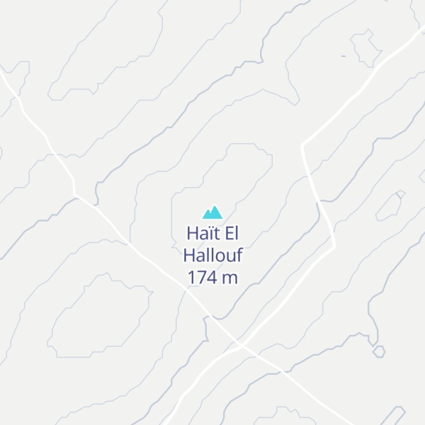 Map of Haït El Hallouf
