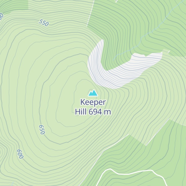 Map of Keeper Hill