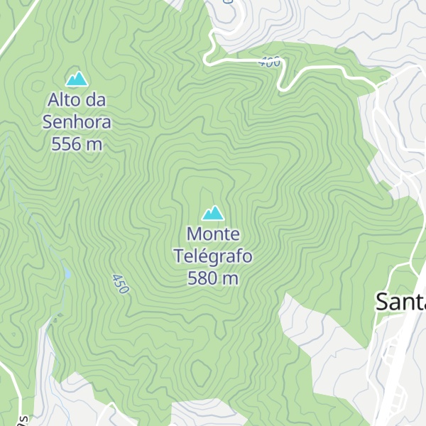 Map of Monte Telégrafo