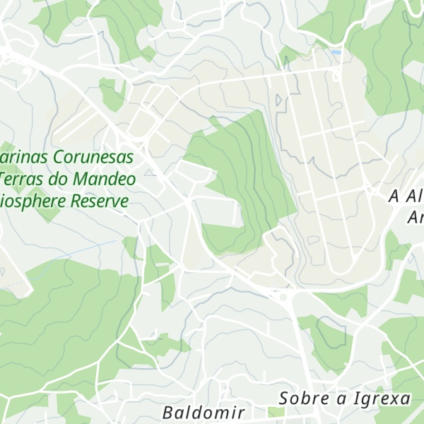 Map of O Castro
