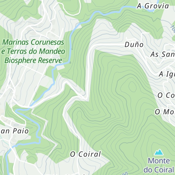 Map of Monte dos Croios