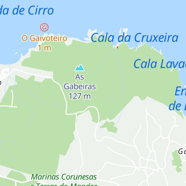 Map of Monte de Taibó