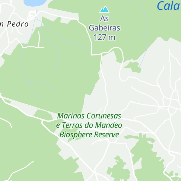 Map of Castro de Taibó