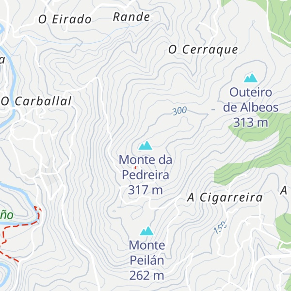 Map of Monte da Pedreira