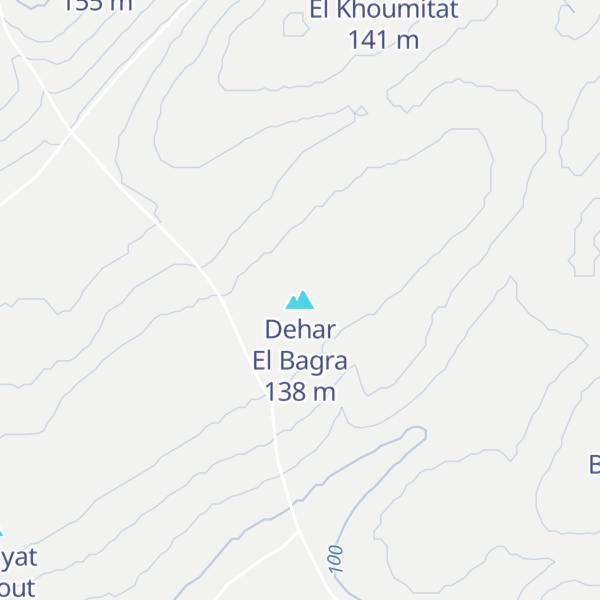 Map of Dehar El Bagra