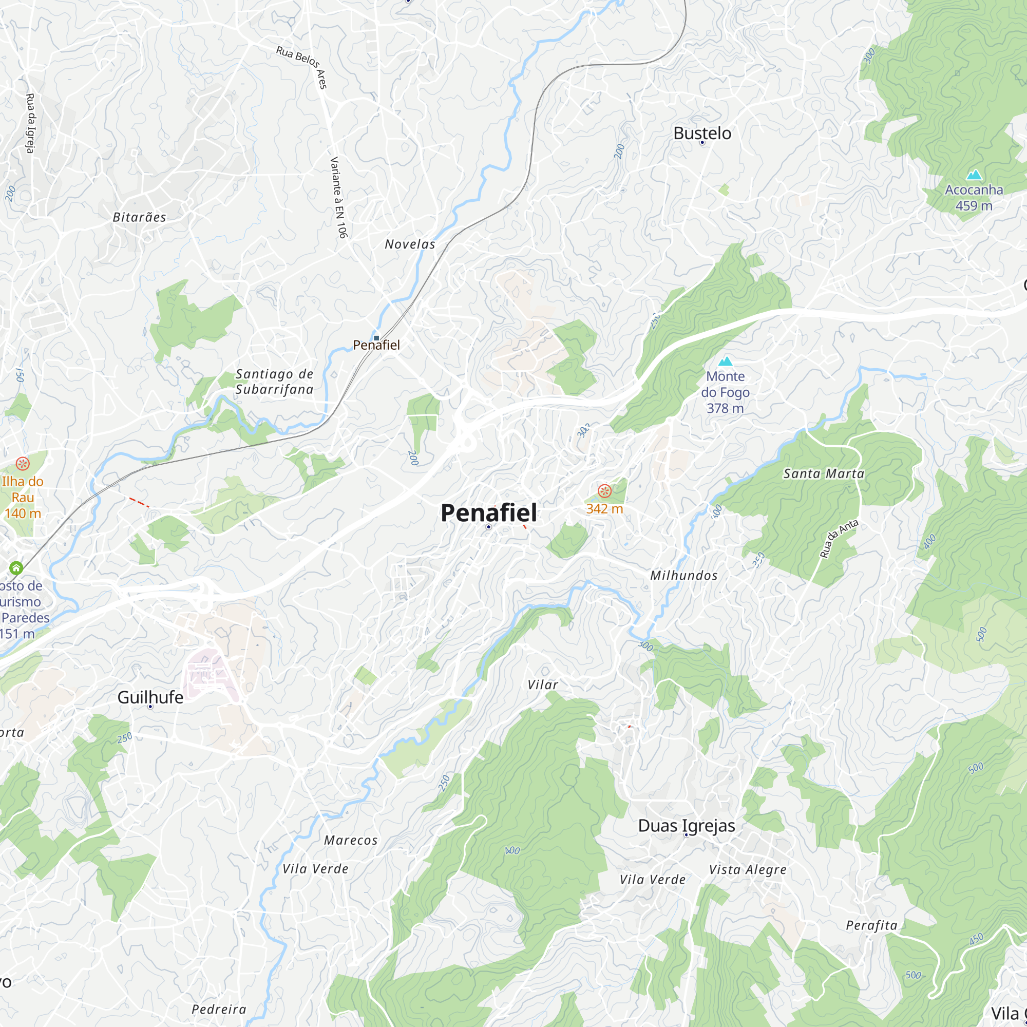 Loja Interativa de Turismo de Penafiel map