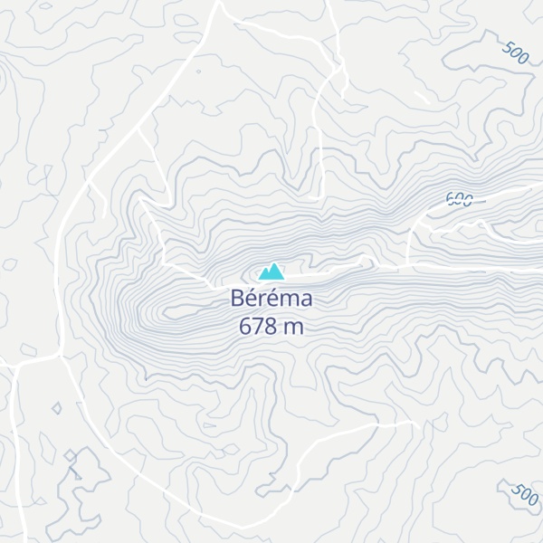 Map of Béréma