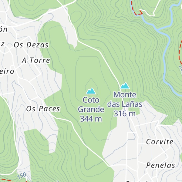 Map of Coto Grande