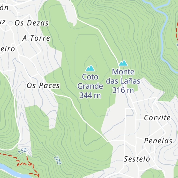 Map of Monte de Quintas