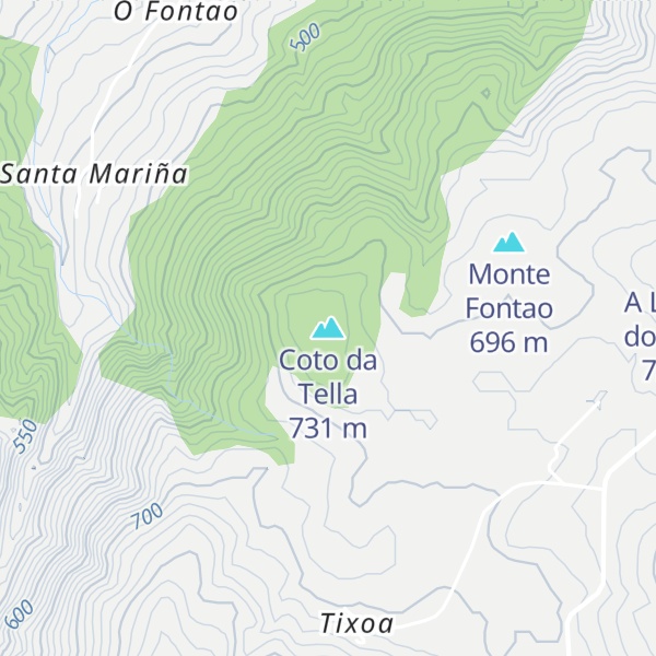 Map of Coto da Tella