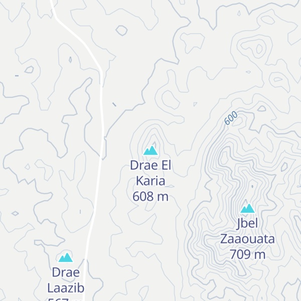 Map of Drae El Karia