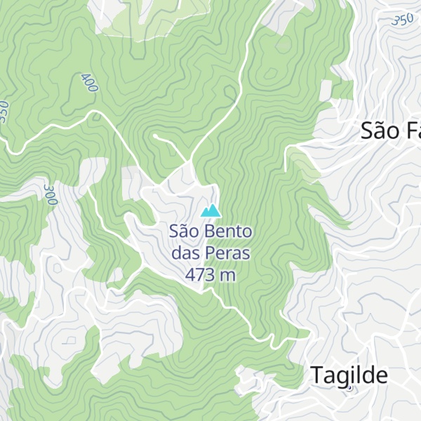 Map of São Bento das Peras