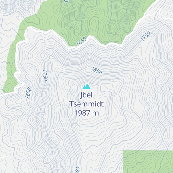 Map of Jbel Tsemmidt