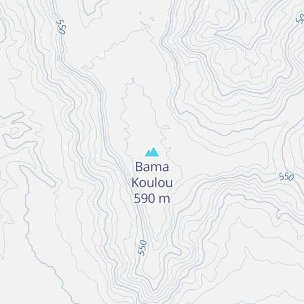 Map of Bama Koulou