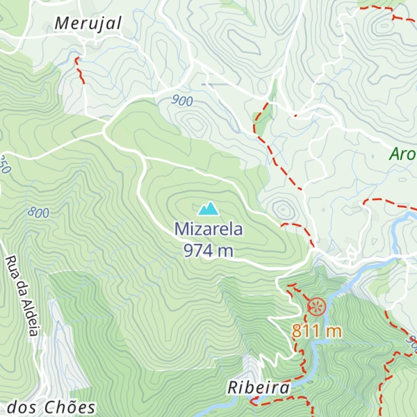 Map of Mizarela