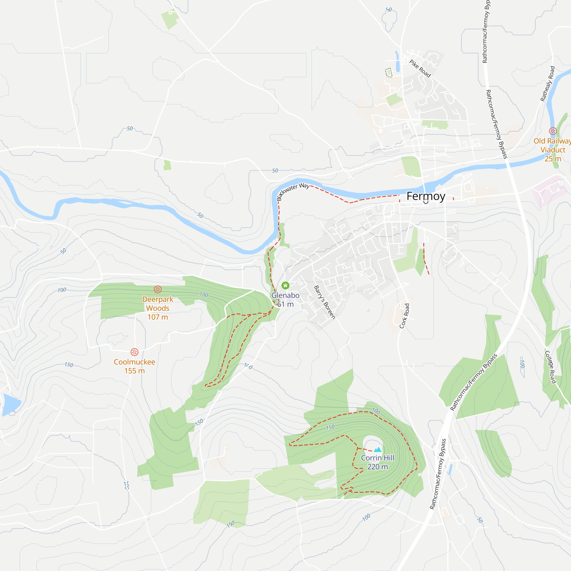 Glenabo map