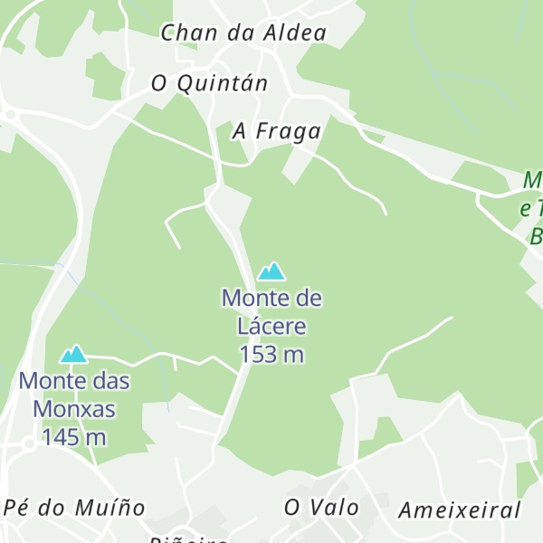Map of Monte de Lácere