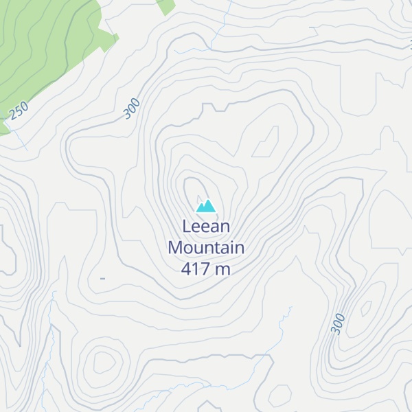 Map of Leean Mountain
