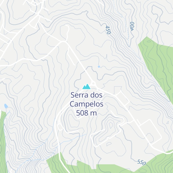 Map of Serra dos Campelos