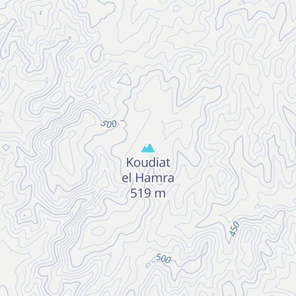 Map of Koudiat el Hamra