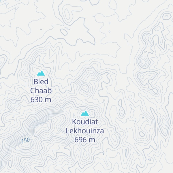 Map of Koudiat Errous