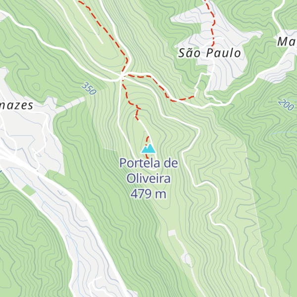 Map of Portela de Oliveira