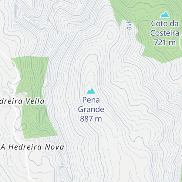 Map of Pena Grande
