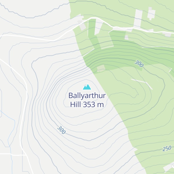 Map of Ballyarthur Hill