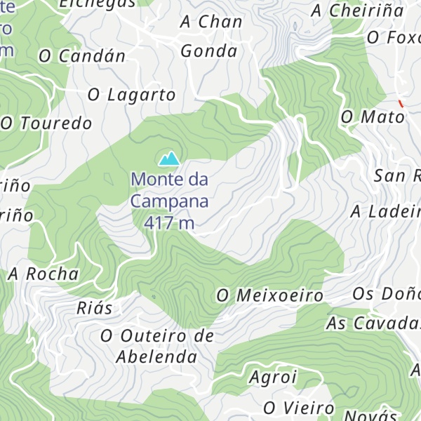 Map of Monte do Canaval