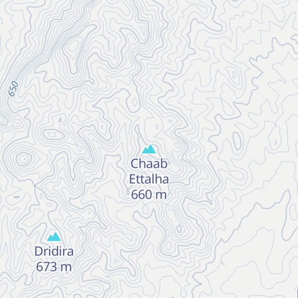 Map of Chaab Ettalha