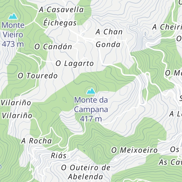 Map of Monte da Campana
