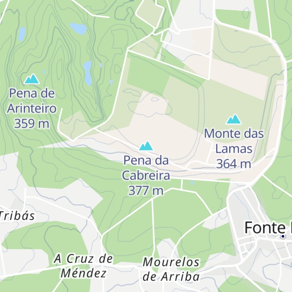 Map of Pena da Cabreira