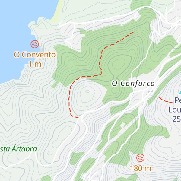 Map of O Monte Ventoso