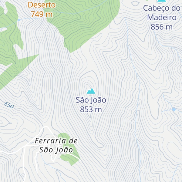 Map of São João